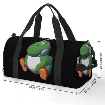 Большие спортивные сумки Yoshi, толстые спортивные сумки Yoshi с обувью, спортивная сумка, Портативная Мужская Женская сумка на заказ, Красочная сумка для плавания, фитнеса - Изображение 2  