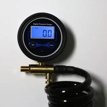 Удобный дефлятор, манометр для накачивания воздуха, монитор давления воздуха для удлинительного шланга длиной 3 м, простой в использовании, 200 манометров - Изображение 2  