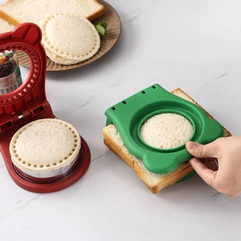 4 шт. резак для сэндвичей и герметик для выпечки карманных сэндвичей своими руками для приготовления сэндвичей на завтрак - Изображение 2  