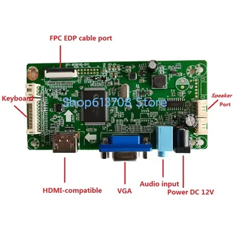 Для B173HAN01.3 с экраном 1920Х1080, плата контроллера, карта, драйвер, комплект FFC, дисплей, совместимый с HDMI ЖК-LED EDP mini - Изображение 2  
