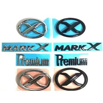 1 шт 3D ABS MARK X Эмблема Премиум-класса, значок автомобиля X Наклейки для заднего грузовика, декор автомобиля, подходит для Toyota MARKX, автомобильные аксессуары MARK-X - Изображение 2  