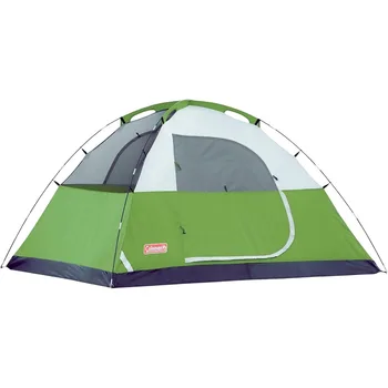 Купольная палатка Coleman Sundome на 3 персоны с простой настройкой, в комплекте дождевик и пол для блокировки, бесплатная перевозка - Изображение 2  
