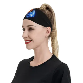 Спортивная повязка на голову Fire Design, повязки для волос в стиле тай-чи, спортивная повязка для спорта на открытом воздухе, спортивная безопасность для женщин и мужчин - Изображение 2  
