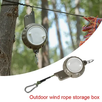 Удобный подающий механизм для зонтичной веревки на открытом воздухе Tactical Rope Feeder Быстро перерезает веревку, не завязывая узел и не наматывая коробку для хранения - Изображение 2  