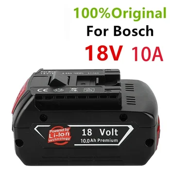 100%Original18V 6.0/8.0/10ah Перезаряжаемая Литий-ионная Батарея для Bosch 18V 6.0A Резервная Батарея Портативная Замена BAT609 - Изображение 2  