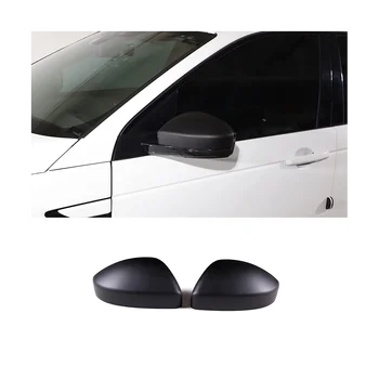 Крышка зеркала заднего вида, Защитная накладка бокового зеркала для Land Rover Evoque Discovery для Jaguar F-Pace X761, матовый черный - Изображение 2  