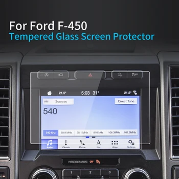 Для Ford F450 Защитная пленка для экрана 2023 консоли F-450 из закаленного стекла, Защитная пленка для навигатора, автомобильные аксессуары - Изображение 2  