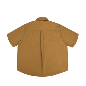 Летняя новая оснастка, рубашка с короткими рукавами, японский повседневный нейтральный комбинезон, походная одежда для студентов, одежда для кемпинга - Изображение 2  
