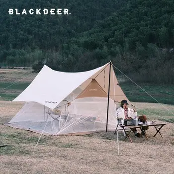 Летний тент с противомоскитной сеткой для 5-8 человек, вентиляционная палатка для пикника в походном режиме - Изображение 2  