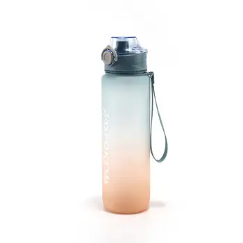 1-литровая соломенная чашка, многофункциональная спортивная чашка для воды, Градиентная Цветная чашка для воды, запечатывающая спортивную бутылку для фитнеса на открытом воздухе, большая емкость - Изображение 2  
