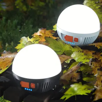 Солнечные походные фонари, перезаряжаемая USB-светодиодная лампа для палатки Type C для Power Bank, пеших прогулок, рыбалки, охоты, аварийного сада - Изображение 2  