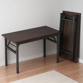 Официальный складной стол HOOKI, маникюрный стол, Компьютерный длинный стол для тренировок, простая столовая, аренда дома - Изображение 2  