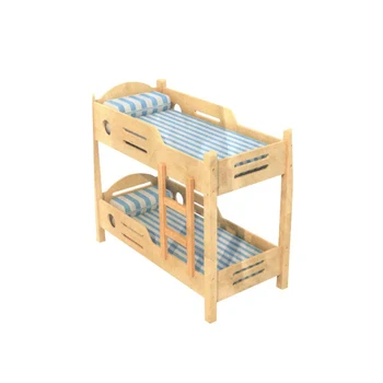 Высококачественная и прочная Деревянная кровать для детского сада / детская Двухъярусная кровать, продается детская Двуспальная Деревянная кровать - Изображение 2  