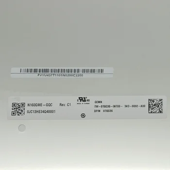 N160GME-GQC подходит для 16,0 дюймов NE160QDM-NZ2 QHD 2560x1600 240 Гц IPS Сменная Панель дисплея ЖК-светодиодный Экран Ноутбука - Изображение 2  