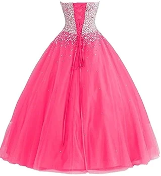 ANGELSBRIDEP Бальное Платье Vestidos De Quinceañera Для 15 Вечерних Бальных Платьев С Кристаллами, Сладкие 16 Бальных Платьев Принцессы Для Вечеринок - Изображение 2  