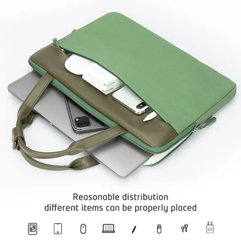 Сумка для ноутбука, чехол для ноутбука, сумка для Macbook Air Pro, HP Huawei Asus Dell, 13,3-14,2-дюймовая женская сумка для ноутбука, портфель - Изображение 2  