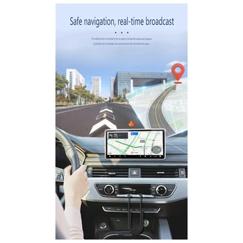 Автомобильный Bluetooth-кабель AUX, автомобильный аудиокабель USB, кабель для преобразования аудиовызова, кабель для навигации, запасные Части, аксессуары - Изображение 2  