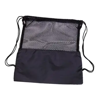 Рюкзак на шнурке, легкий портативный рюкзак, баскетбольная сетчатая сумка, авоська для регби, волейбола, танцев, путешествий, футбола - Изображение 1  