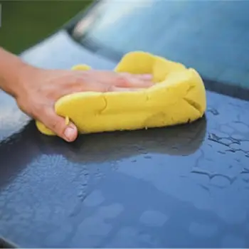 Модная большая микропористая портативная губка для мытья автомобилей Honeycomb, блок губок для мытья загона для автомобиля и комплект для чистки - Изображение 1  