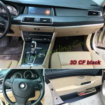 Для BMW 5 Серии GT F07 2010-2017 Автомобильный Стайлинг 3D/5D из углеродного волокна, Центральная консоль салона автомобиля, Цветное литье, наклейки, Отличительные знаки, запчасти - Изображение 1  