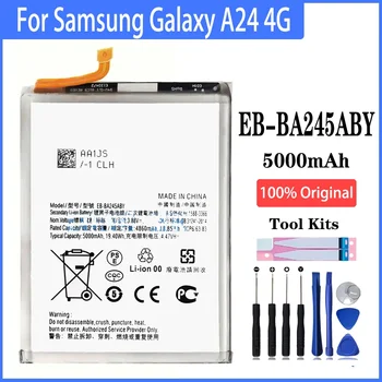 100% Высококачественный аккумулятор EB-BA245ABY 5000 мАч для Samsung Galaxy A24 4G SM-A245F SM-A245F/DSSM-A245F/DSN SM-A245M/DS Замена телефона - Изображение 1  