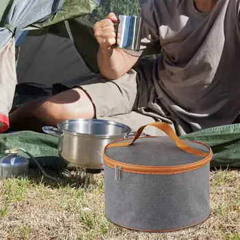 Сумка для переноски походной посуды из ткани Оксфорд, водонепроницаемая сумка для хранения походного горшка - Изображение 1  