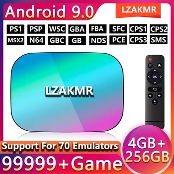 LZAKMR 2023 Новая онлайн-игра K1 Box TV BOX Android 9,0 8K 4K 9999 + Игра S905X3 4G/256G WiFi Игровые Приставки Party Essentials - Изображение 1  