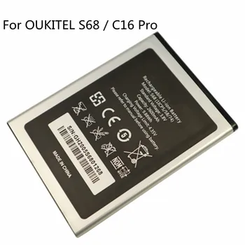 Новый высококачественный оригинальный аккумулятор емкостью 2600 мАч для мобильного телефона OUKITEL S68 / C16 Pro C16Pro Bateria Batteries В наличии - Изображение 1  