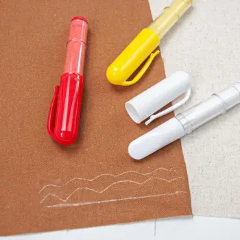 Ткань, Меловые маркеры, Маркеры для шитья в стиле пэчворк, Портативные Маркеры для маркировки в стиле Gear Pen, Стирание портновского мела - Изображение 1  
