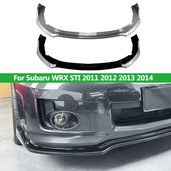 Спойлер переднего бампера автомобиля, нижняя лопасть сплиттера для Subaru Impreza WRX STI 2011-2014 - Изображение 1  