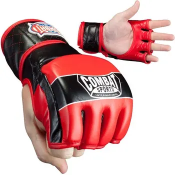 Традиционные перчатки для боя ММА XLarge / Красный - Изображение 1  