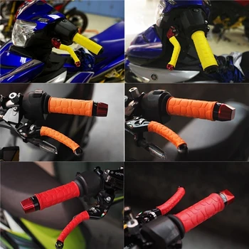 Универсальная винтажная резиновая мотоциклетная ручка, ручки на руль для аксессуаров Varadero Xl1000, ручки с подогревом - Изображение 2  