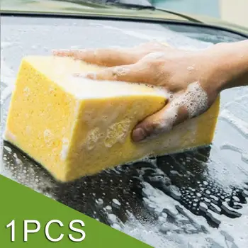 Модная большая микропористая портативная губка для мытья автомобилей Honeycomb, блок губок для мытья загона для автомобиля и комплект для чистки - Изображение 2  
