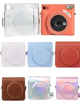 Новый Квадратный SQ1 Защитный Чехол Для Камеры Сумка для Fujifilm Instax Square SQ1 Квадратный Чехол Для Хранения Камеры Прозрачный Защитный Чехол - Изображение 2  