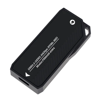 Портативный накопитель M.2 NVMe SSD USB 3.2 Gen2x2 20 Гбит/с Адаптер Box Tool - Изображение 2  