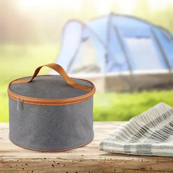 Сумка для переноски походной посуды из ткани Оксфорд, водонепроницаемая сумка для хранения походного горшка - Изображение 2  