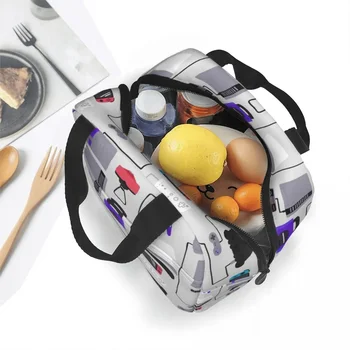 Наклейка на игровой контроллер консоли, утепленная сумка для ланча, термосумка, контейнер для еды, большая сумка для ланча, школьный открытый - Изображение 2  