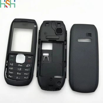 Для Nokia 1800 Оригинальный корпус Передняя лицевая панель Рамка чехол + задняя крышка/ крышка батарейного отсека + клавиатура + логотип - Изображение 2  