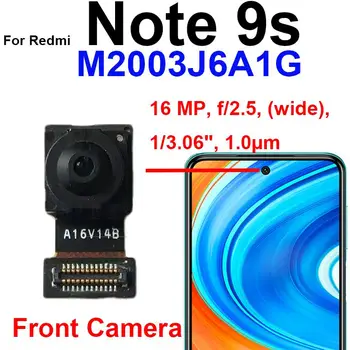 Фронтальная Камера Заднего Вида Для Xiaomi Redmi Note 9 Pro M2003J6B2C Задняя Фронтальная Маленькая Камера Для Селфи С Ультрашироким Гибким Кабелем Модели Запчасти - Изображение 2  